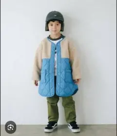 green label relaxing TJ ポア×キルト コート