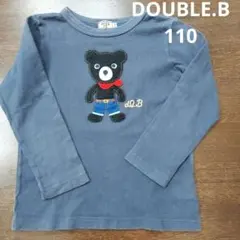 DOUBLE.B ダブルビー クレーンマシーン 長袖Tシャツ 110cm - メルカリ