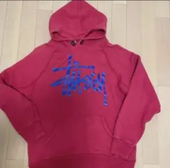 Stussy レッドパーカー Mサイズ　フード