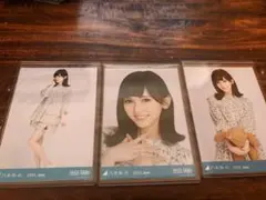 乃木坂　池田瑛紗 2022年6月 生写真3枚セット　コンプ