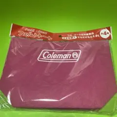 Coca-Cola✖️Coleman フェルトトート　ピンク　非売品