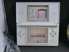 動作確認済　充電ケーブル付　ニンテンドーDS Lite ホワイト　本体