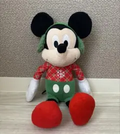 ミッキー　ホリデークリスマスぬいぐるみ
