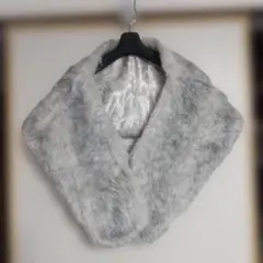 グレー ファー ショール ◆値下げしました