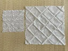 刺繍レースハンカチ2枚セット