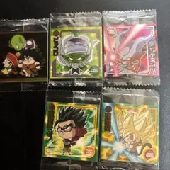 【まとめ買い歓迎】ドラゴンボール　ウエハースシール　5枚セット