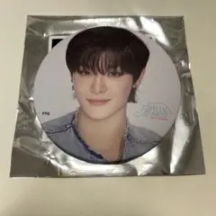 treasure ジフン　ファンコン　缶バッジBlue