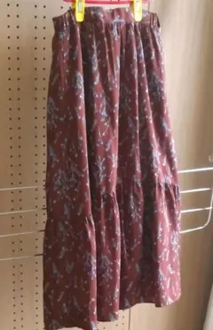 花柄 ロングスカート