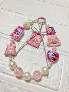 ビーズストラップ ハンドメイド