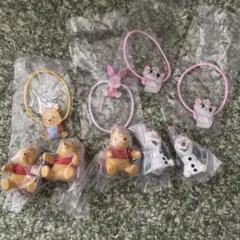 ガチャガチャ　ディズニー キャラクター ゴム　マスコットチャーム