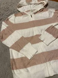 ジェラートピケ　ボーダーパーカー