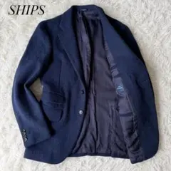 SHIPS × Harris Tweed テーラードジャケット ヘリンボーン44