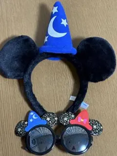 Disney 魔法使いの帽子カチューシャ　サングラスセット