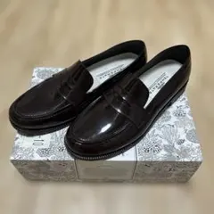 TEMPERATE 晴兼雨　ローファー　チョコレート　24.0cm