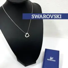 【美品】スワロフスキー ハートモチーフネックレス　箱付き【正規品】