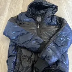 DUVETICA ダウンジャケット 48 ブラック・ネイビー