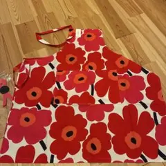 marimekko Pieni Unikko エプロン　マリメッコ