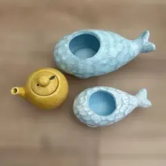 ナチュラルキッチン　3点セット　くじら　ゆず