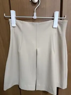 SNIDEL ボックスプリーツ入りフレアミニスカート