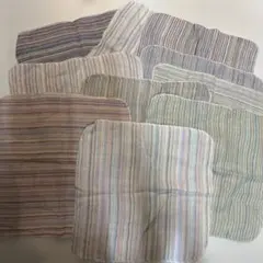 ドモホルンリンクル 今治タオル残糸ガーゼハンカチ１０枚セット