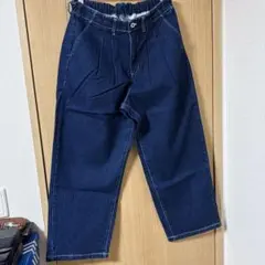 LAKOLE タックワイドデニムパンツ Lサイズ