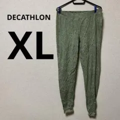 DECATHLON スリムフィットパンツ【XL】オリーブグリーン