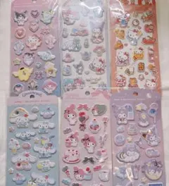 全種セット★サンリオジュエルマシュマロステッカーズ