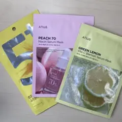 anua ナンバーズイン シートマスク 3種セット