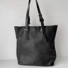 【オールドコーチ】COACH ブリーカー　トートバッグ　ブラック　黒　レザーのサムネイル