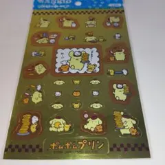Sanrio　サンリオ　ポムポムプリン　キラキラシール　ホットケーキ　レア