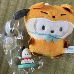 ポチャッコ 3点セット なりきりオイスター＋着ぐるみマスコット＋チョコエッグ