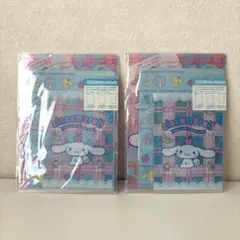 サンリオ シナモロール 2004年 平成レトロ ミニクリアファイル　2セット　①
