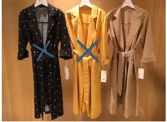 MilaOwen ベルト付きリネンチェスターコート