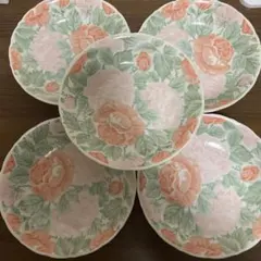 NEW LIFE 花柄皿 5枚セット