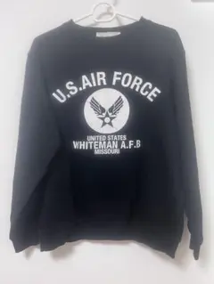 U.S. AIR FORCE ブラックスウェット WHITEMAN A.F.B.
