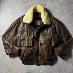 【90s】 G-1 A-2フライトレザージャケット 襟ボア