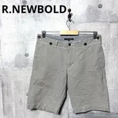 R.NEWBOLD Rニューボルド メンズ シンチバックチェックショートパンツのサムネイル