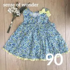sense of wonder 花柄ワンピース 90cm