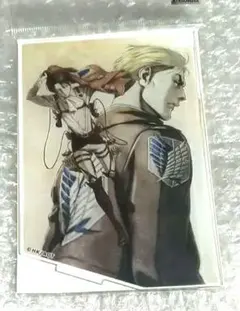 進撃の巨人 アクリルパネル ミカサ エレン アルミン Blu-Ray 全巻特典