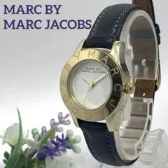 電池交換済563 MARC BY MARC JACOBS アナログ腕時計ゴールド