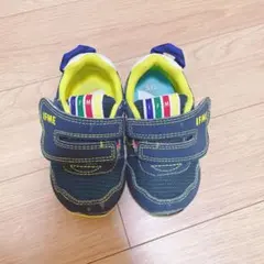 IFME ネイビー/イエロー スニーカー 13.5cm