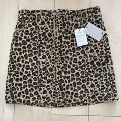 レオパード　ヒョウ柄　ミニスカート