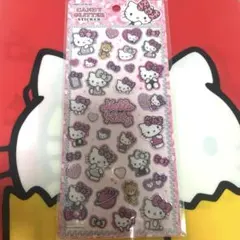 キャンディグリッターステッカー キティ シール