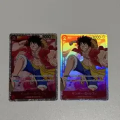 ワンピースカード ルフィ スーパーレア セット