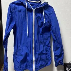 RAGEBLUEナイロンジャケット フード付き 青