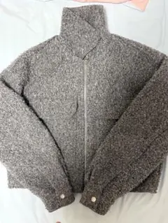 ZARA SIZE SX グレー フリースジャケット