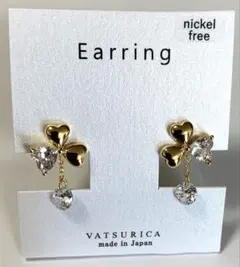VATSURICA クローバーイヤリング ニッケルフリー