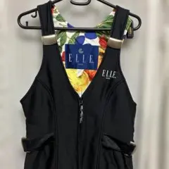 ELLE スキー用オーバーオール ブラック