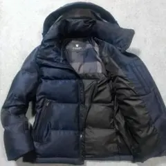 美品 ブラックレーベルクレストブリッジ ダウンジャケット メガチェック シャドー