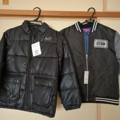 べべ・エドウィン　キッズダウン　新品未使用　140センチ　2着セット